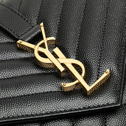 Saint Laurent Envelope Leather 2way Bag