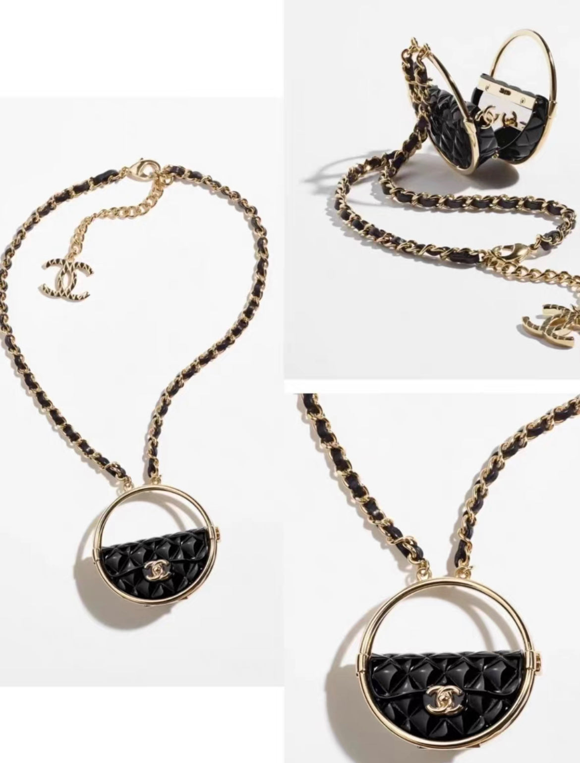 Chanel 23C Hula Hoop Bag Necklace