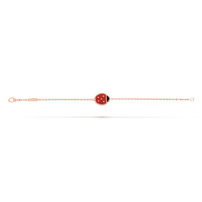 VAN CLEEF & ARPELS Lucky Spring bracelet, closed wings ladybug