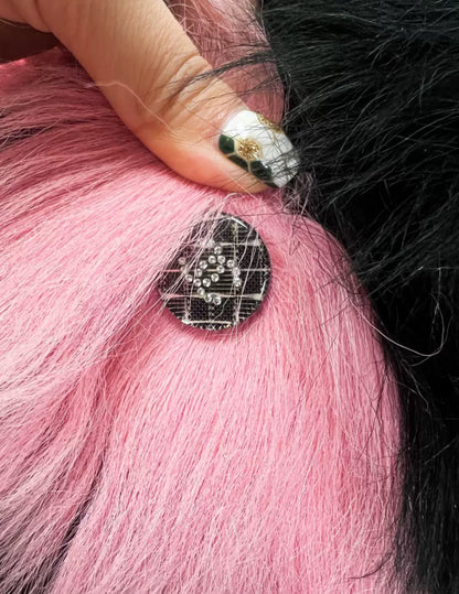 Chanel 21k black & pink fur vest size 38