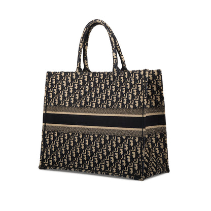 Christian Dior Oblique Canvas Book Tote
