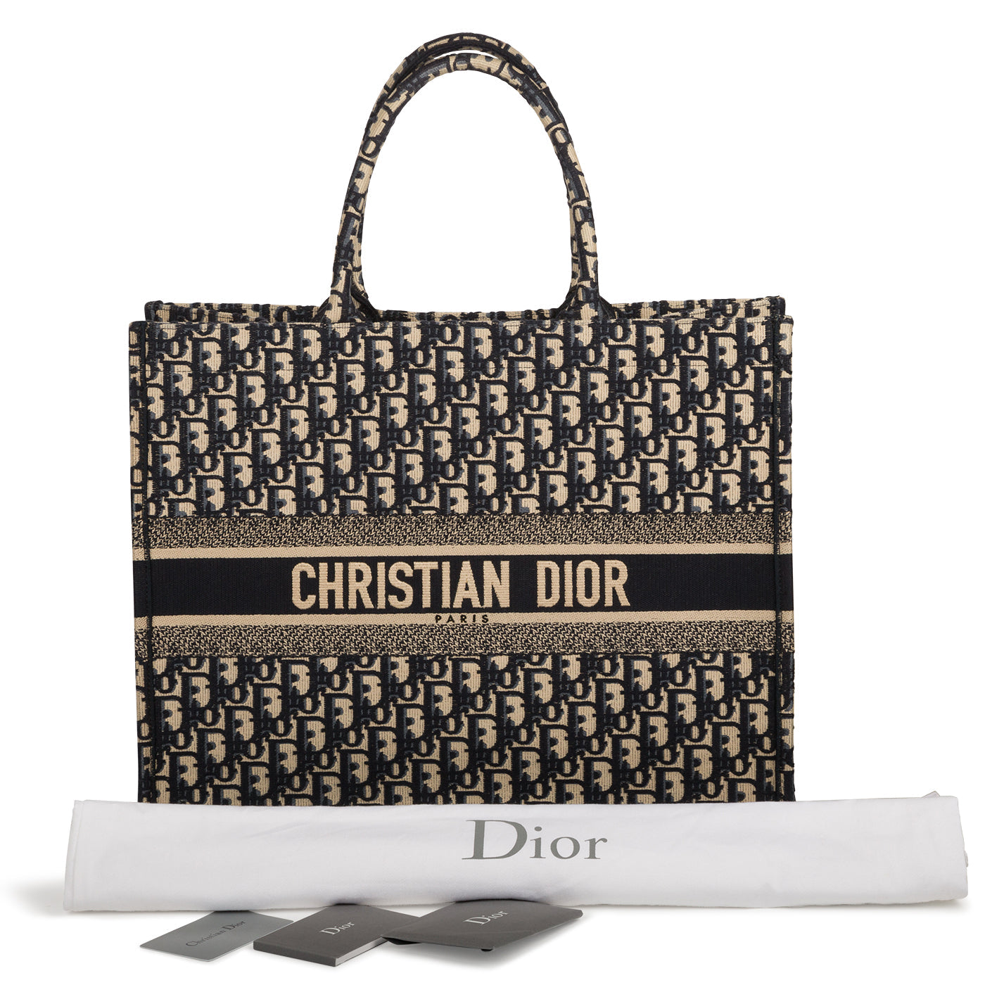 Christian Dior Oblique Canvas Book Tote