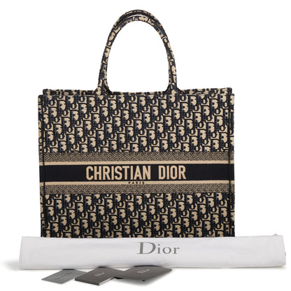 Christian Dior Oblique Canvas Book Tote