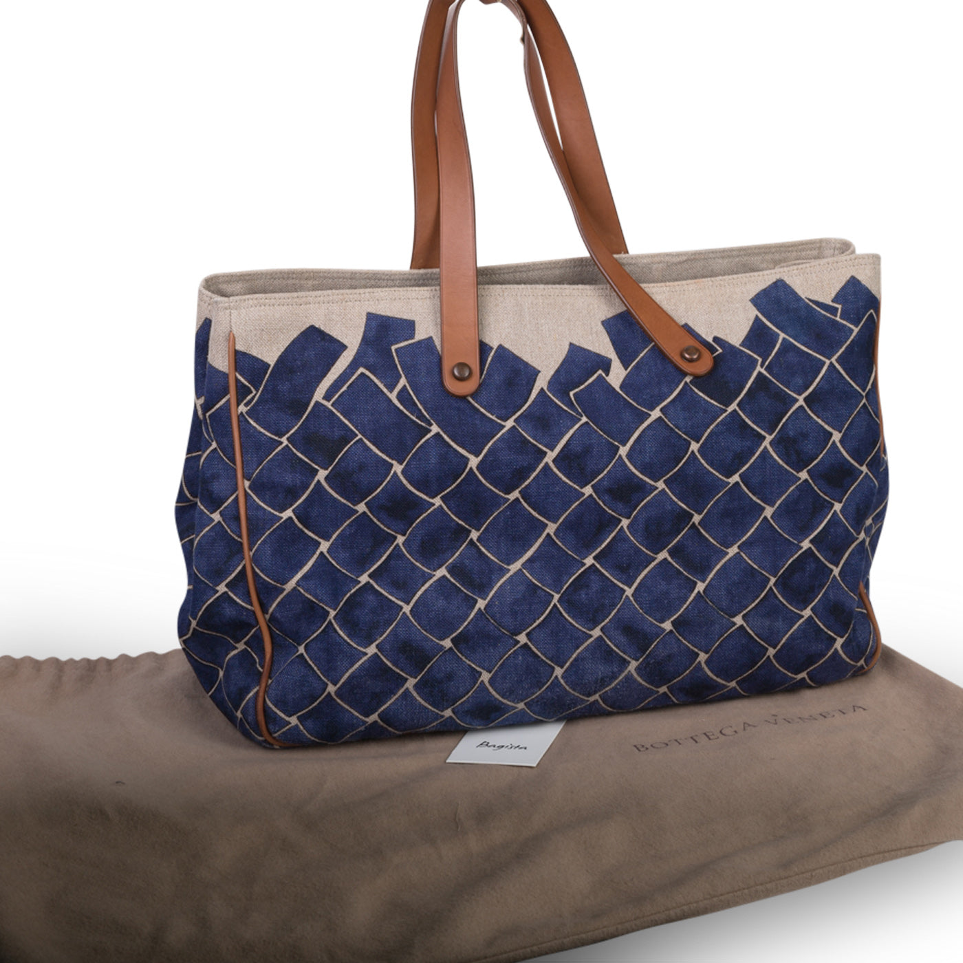 Bottega Veneta Baltic Canvas Tote