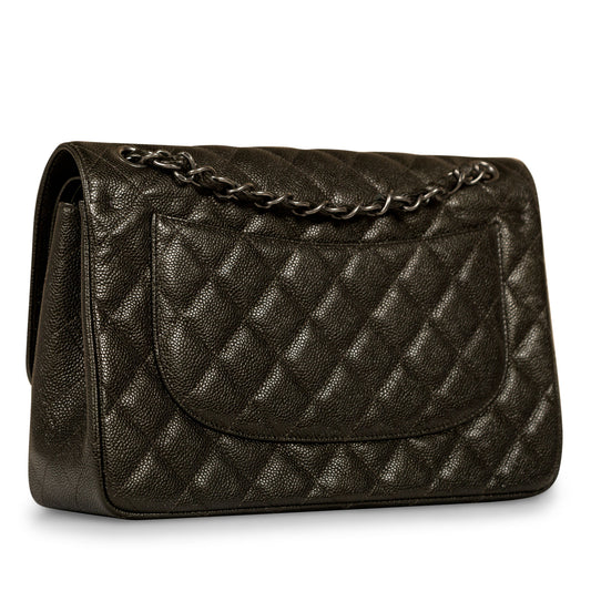 Chanel Classic Flap Bag - Jumbo - Caviar