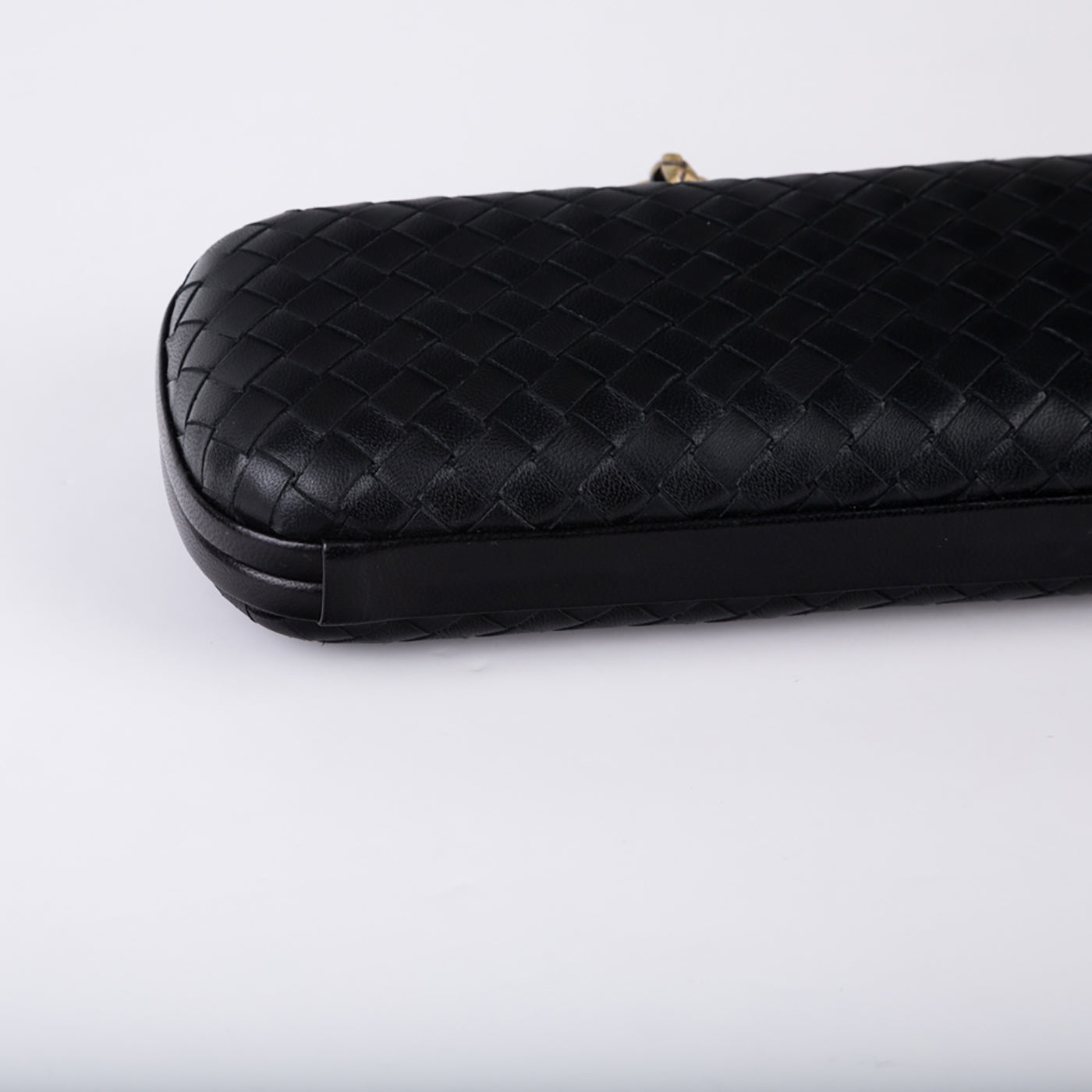 Bottega Veneta Leather Stretch Knot Clutch