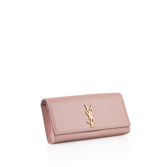 Saint Laurent Kate Monogram Clutch Grain de Poudre