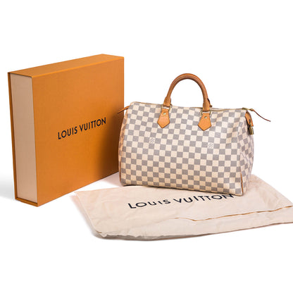 Louis Vuitton Speedy 35 Damier Azure