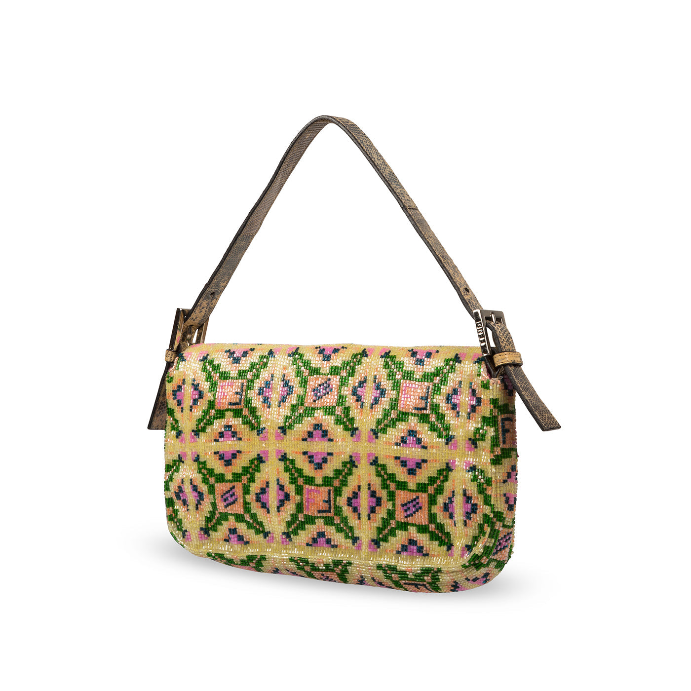 Fendi Glitter Baguette Bag