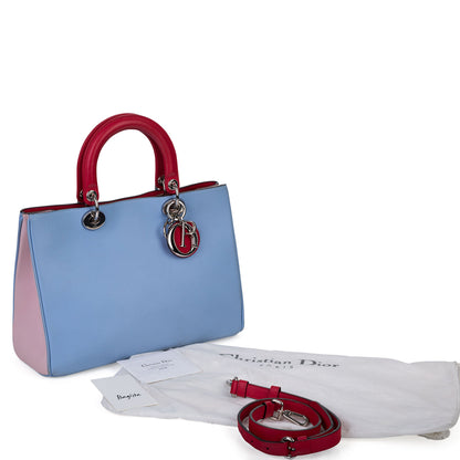 Christian Dior Tri-colour Diorissimo Medium