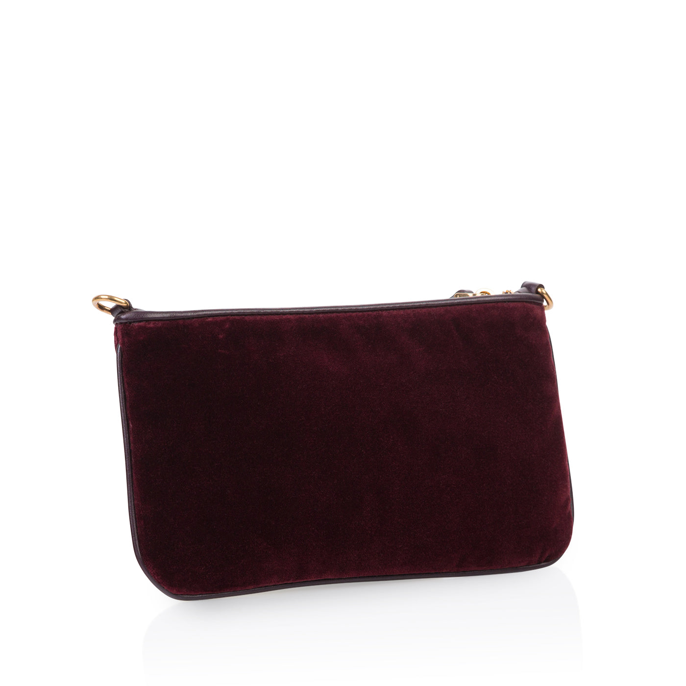 Prada Velvet Currant Pouch