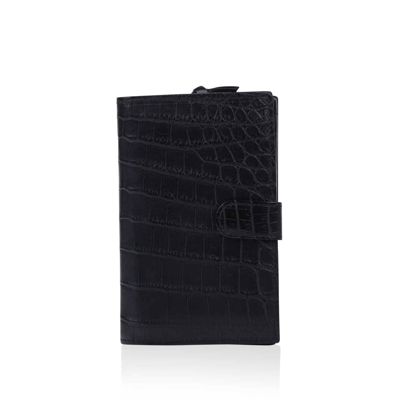 Bottega Veneta Nero Crocodile Wallet