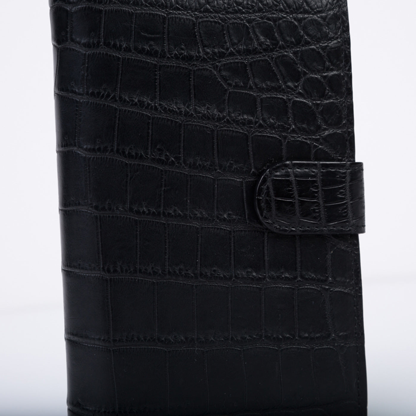 Bottega Veneta Nero Crocodile Wallet