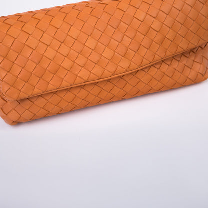 Bottega Veneta Intrecciato leather pouch