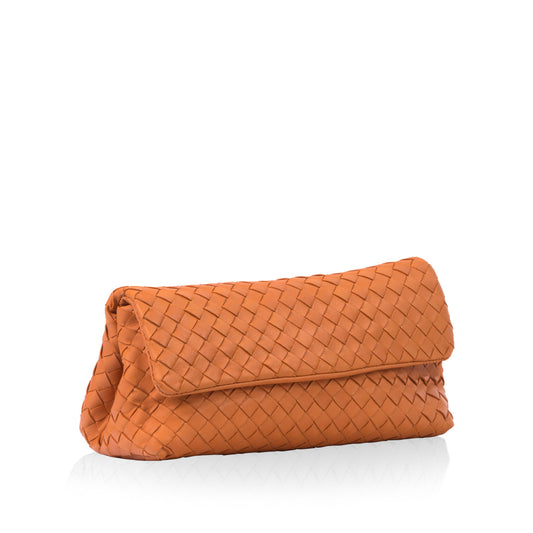 Bottega Veneta Intrecciato leather pouch