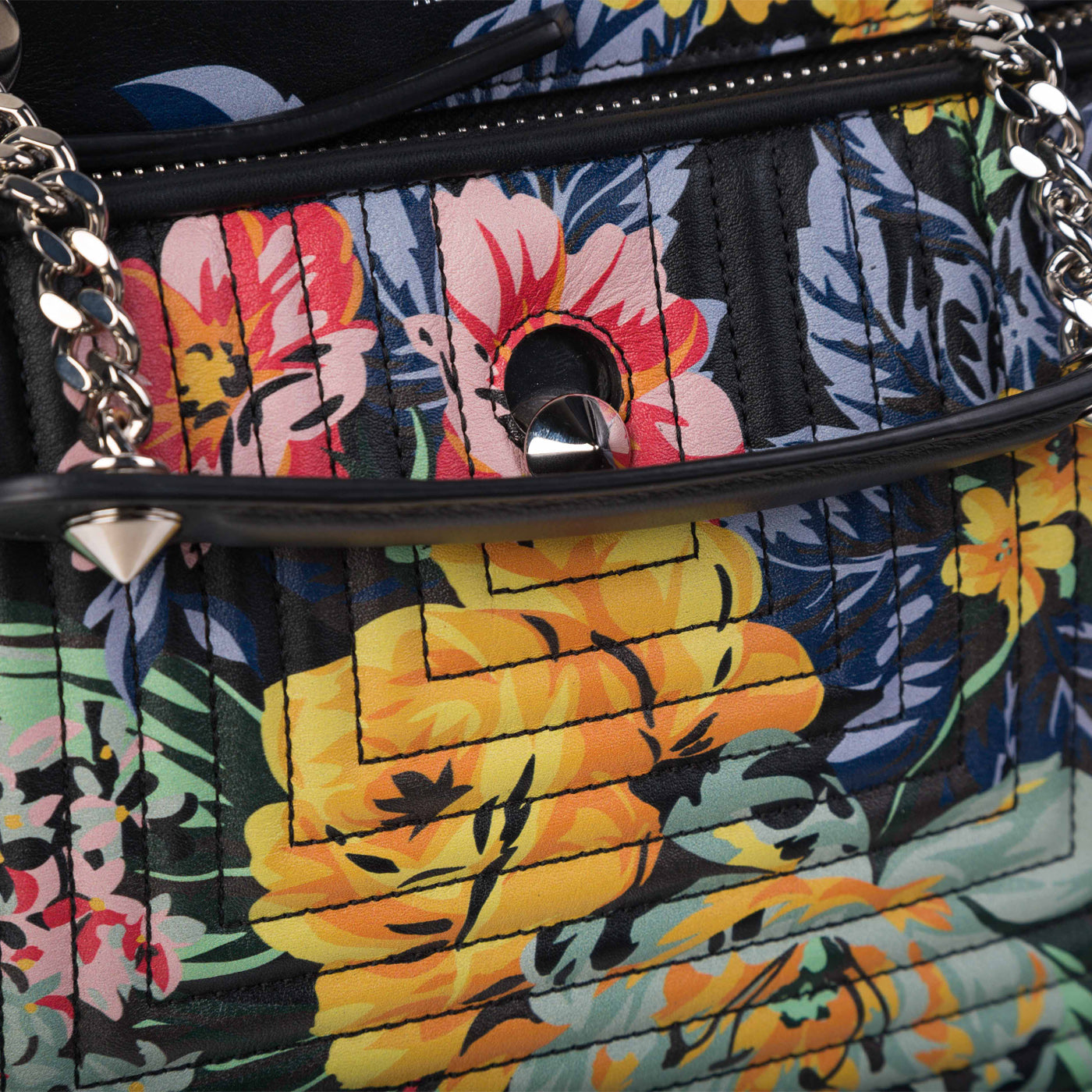 Fendi Dot com floral bag