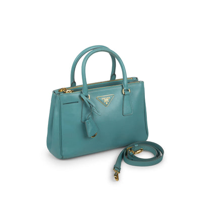 Prada Turquoise Saffiano Small