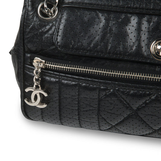 Chanel Vintage Perforated Shoulder Bag
