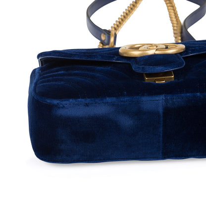 Gucci GG Marmont Velvet Mini Handbag
