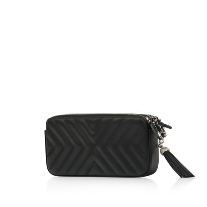 Chanel Chevron Clutch on Chain