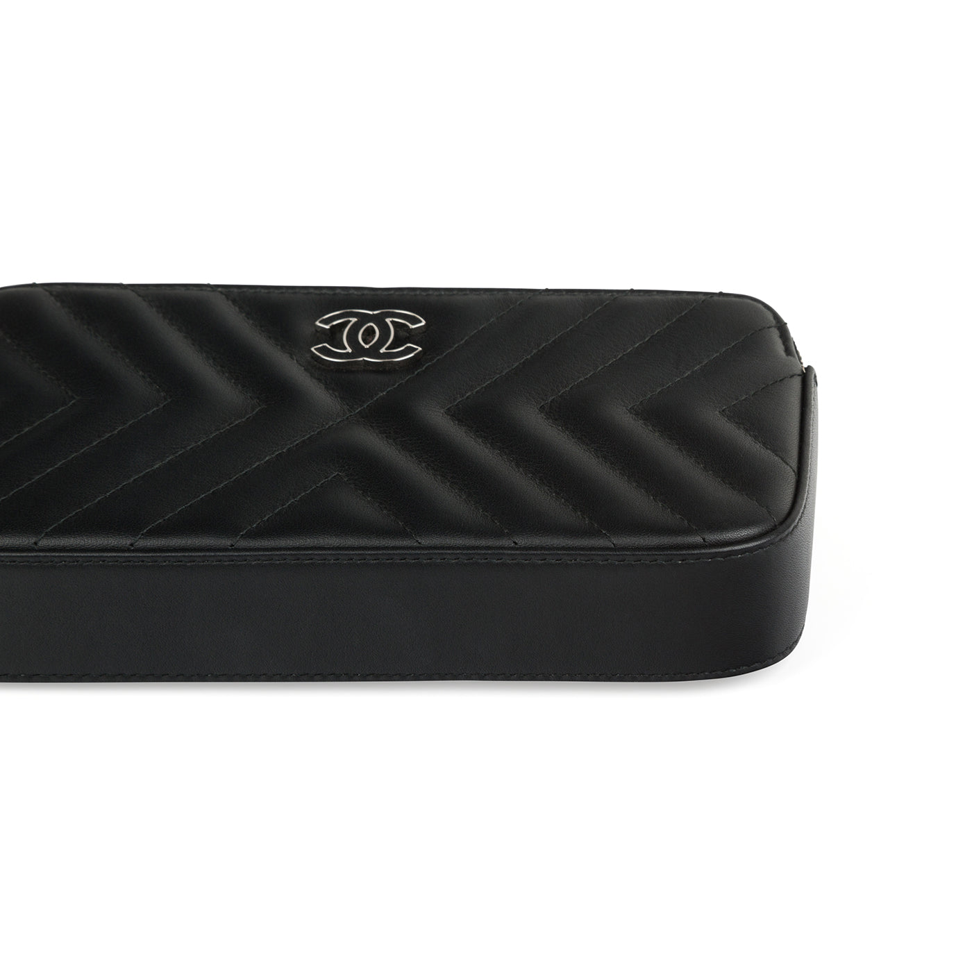 Chanel Chevron Clutch on Chain