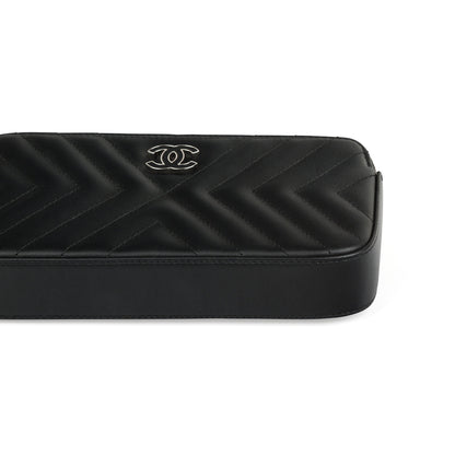 Chanel Chevron Clutch on Chain
