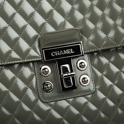 Chanel Mademoiselle Patent Kelly Bag
