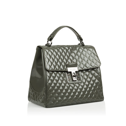 Chanel Mademoiselle Patent Kelly Bag