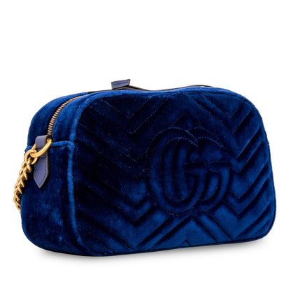 Gucci GG Velvet Marmont Camera Bag