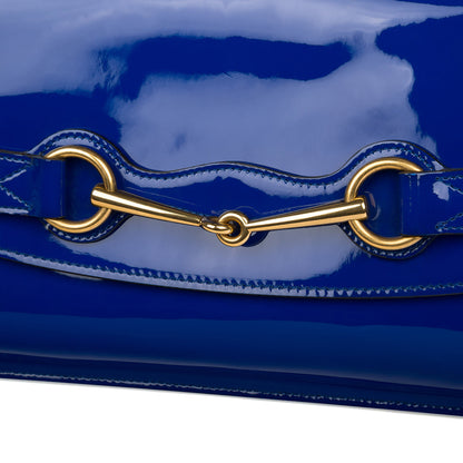 Gucci Patent Horsebit Clutch