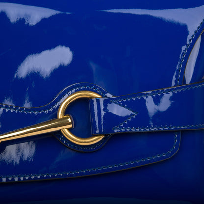 Gucci Patent Horsebit Clutch