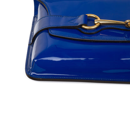 Gucci Patent Horsebit Clutch
