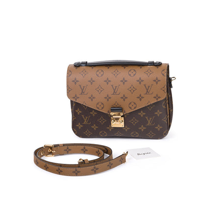 Louis Vuitton Pochette Metis Monogram Reverse Canvas