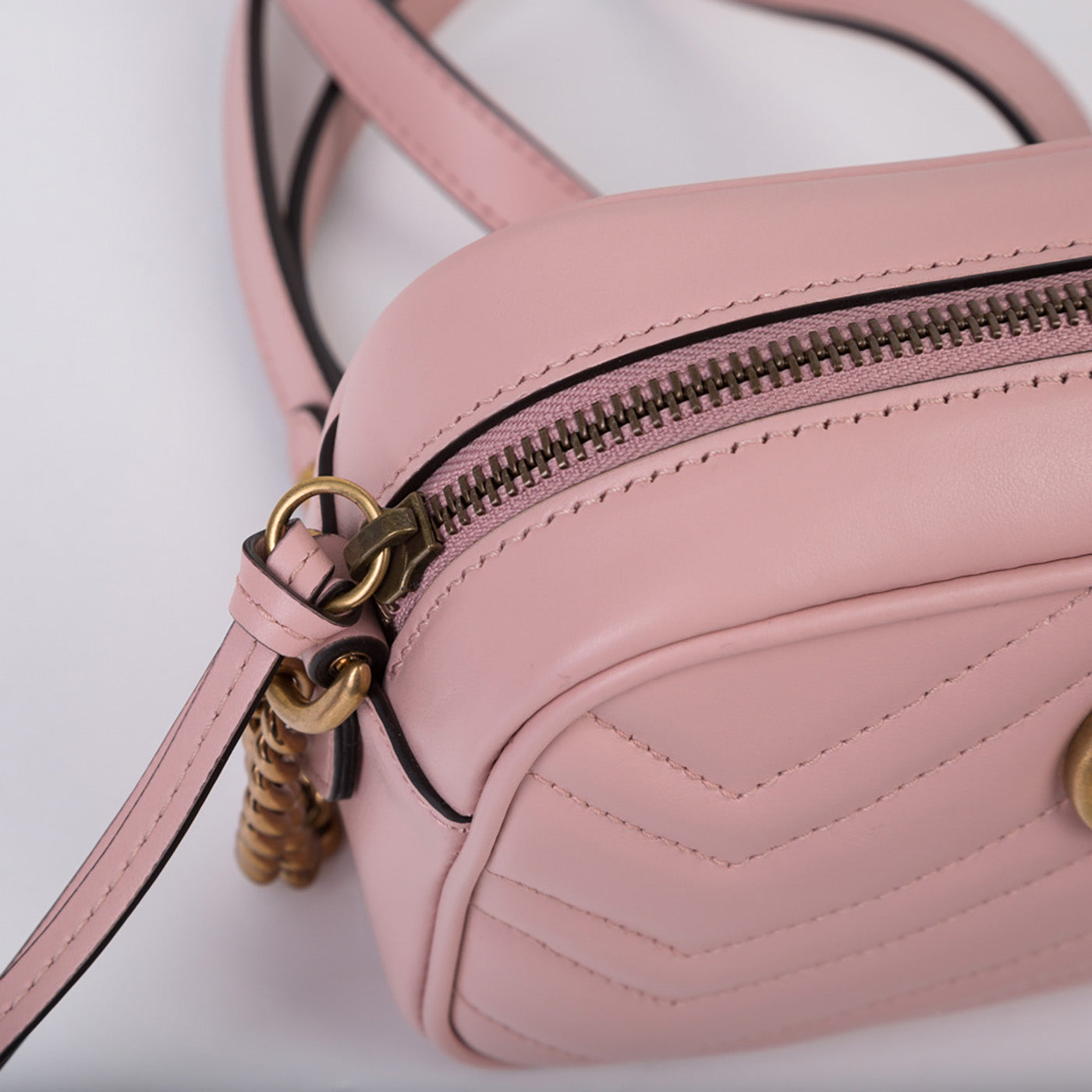 Gucci Mini Quilted Crossbody Marmont Bag