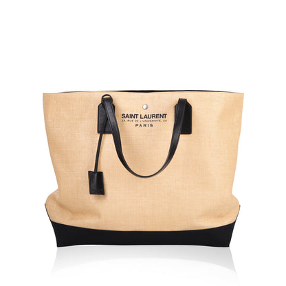 Saint Laurent Raffia Beach Tote