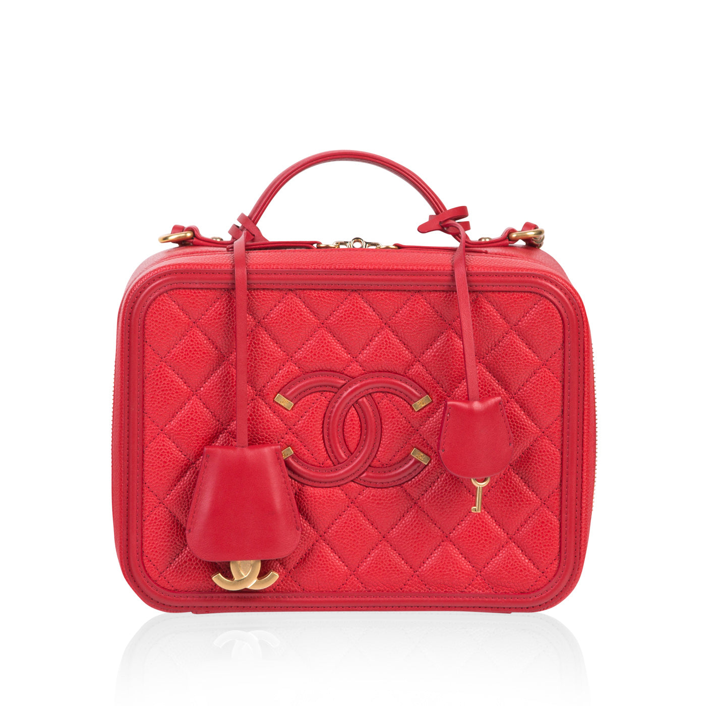 Chanel Filigree Vanity Case