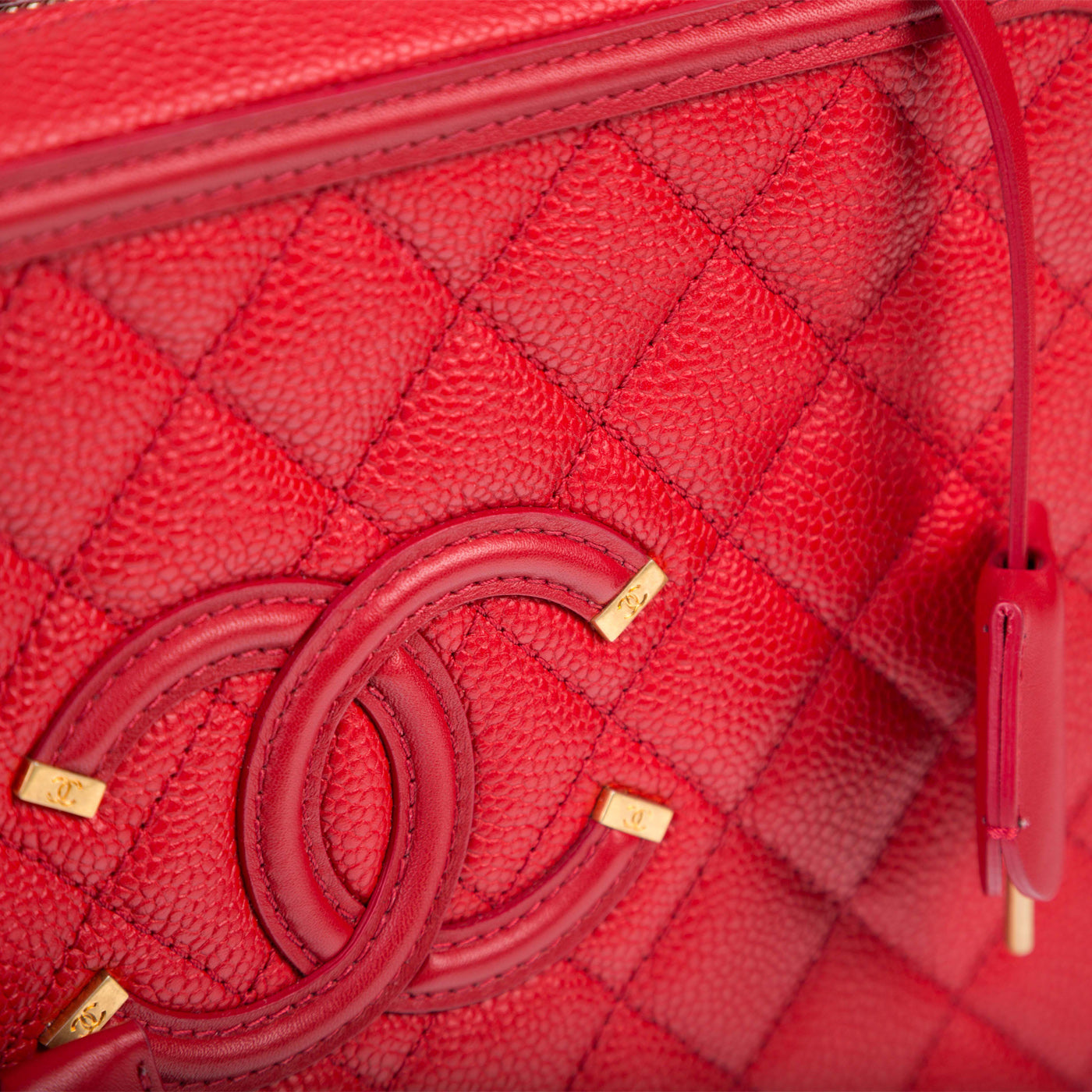 Chanel Filigree Vanity Case