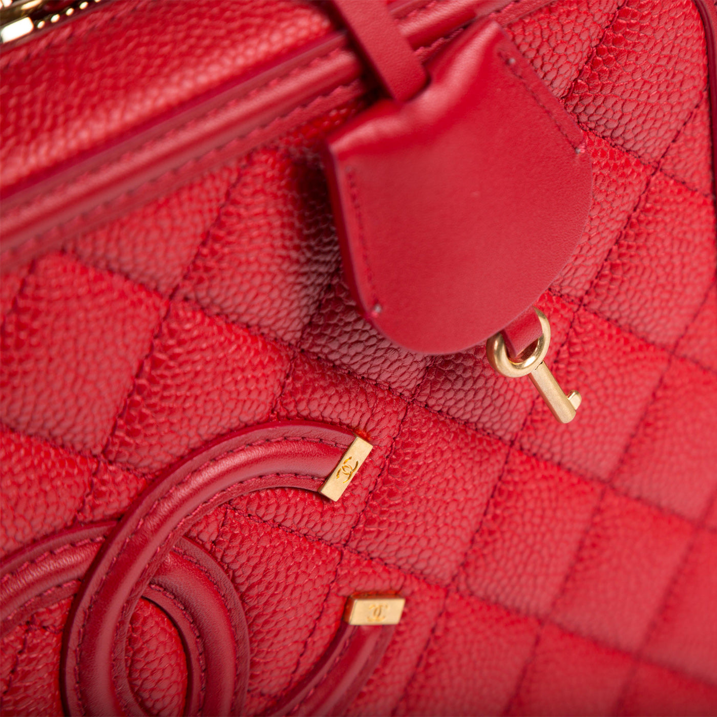 Chanel Filigree Vanity Case