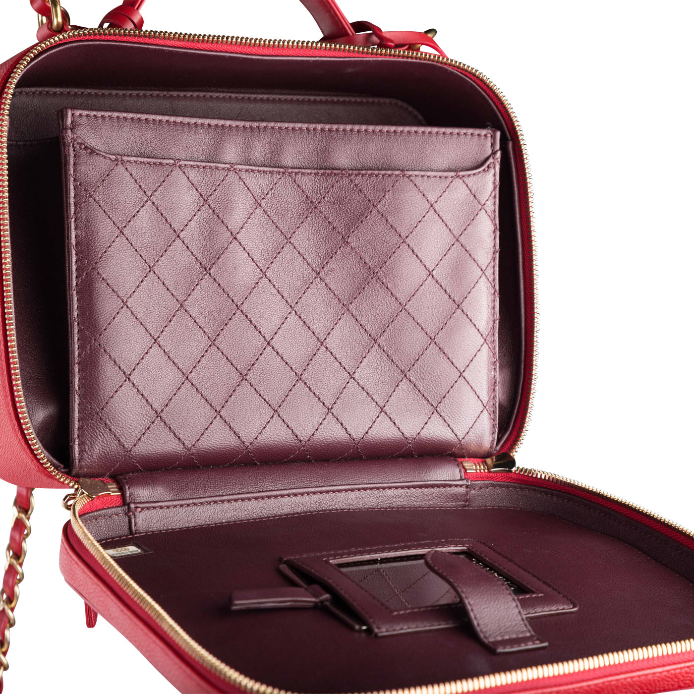 Chanel Filigree Vanity Case