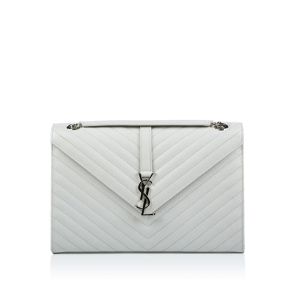 Saint Laurent Large Monogram Envelope Clutch