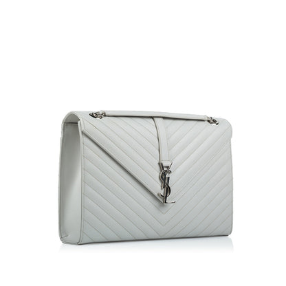 Saint Laurent Large Monogram Envelope Clutch