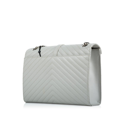 Saint Laurent Large Monogram Envelope Clutch