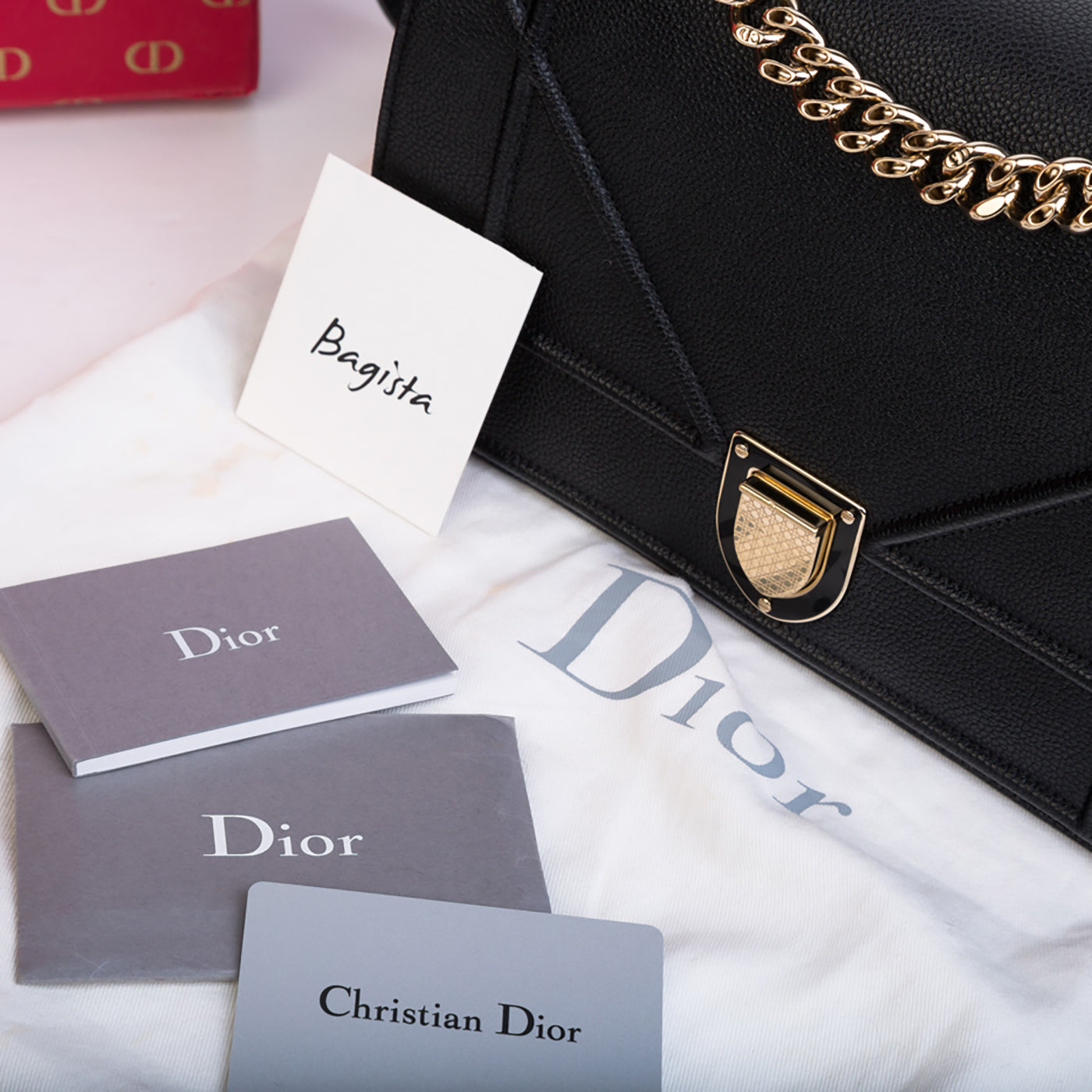 Christian Dior Diorama - Grained Leather