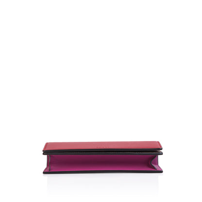Gucci Bi-colour GG Supreme Wallet on Chain