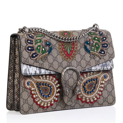 Gucci Embroidered Python Dionysus