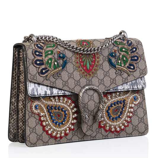 Gucci Embroidered Python Dionysus