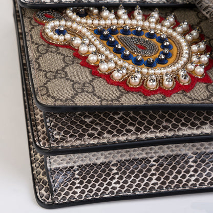 Gucci Embroidered Python Dionysus