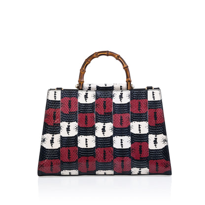 Gucci Nymphaea snakeskin tote