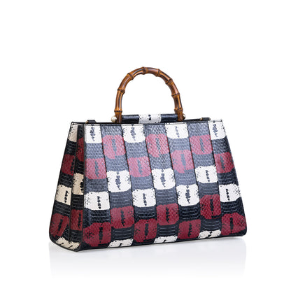 Gucci Nymphaea snakeskin tote