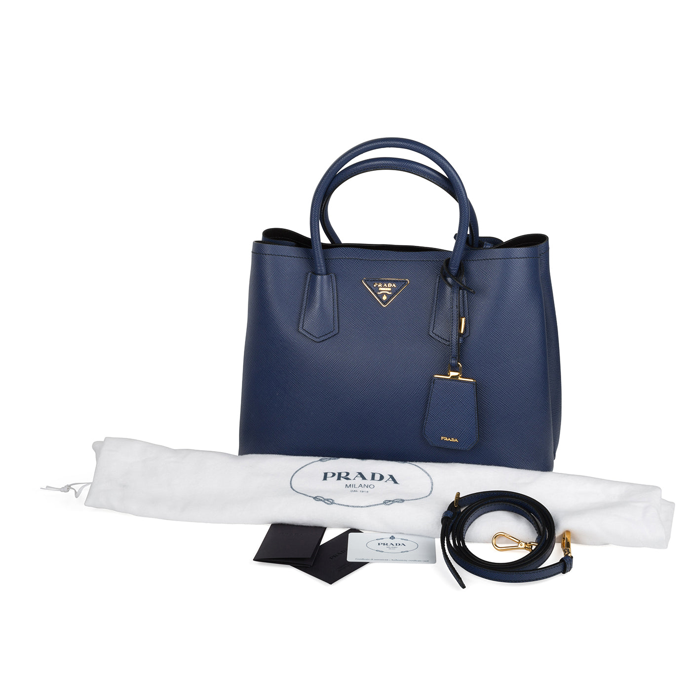 Prada Saffiano Cuir Double bag